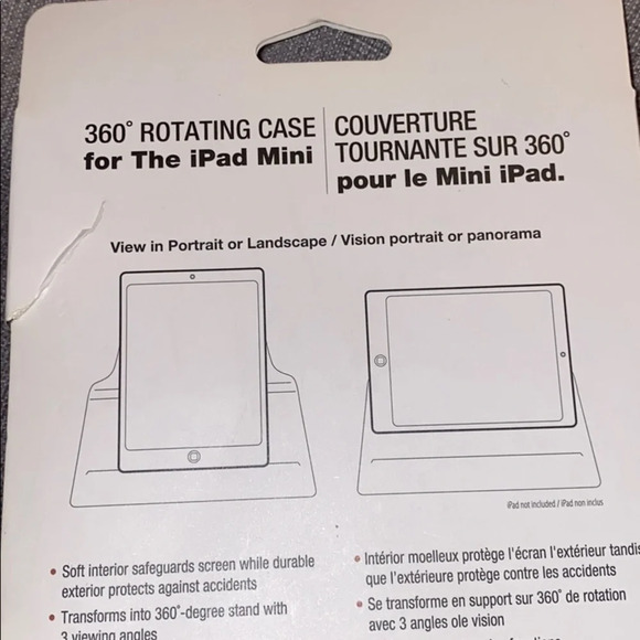 I  cover purple leather IPad mini case - Picture 6 of 16